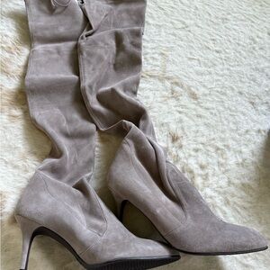Stuart Weitzman Tan Over the Knee Boots